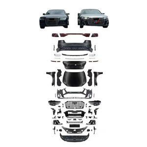 ชุดแต่งกันชนหน้ารถยนต์พลาสติก PP แบบขันเกลียว ดีไซน์ Harch รุ่นใหม่ปี 2023 สำหรับ <span class=keywords><strong>Audi</strong></span> <span class=keywords><strong>A8</strong></span> A8L พร้อมช่องสำหรับเซ็นเซอร์ช่วยจอด - Product Image 1