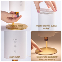 Diffuseur d'arômes sans eau portable de luxe pour table, machine à huile essentielle USB en gros