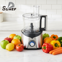 SOHEF Mini Robot Culinaire Électrique Domestique, Capacité 2,5 L, Mixeur de Cuisson Multifonction