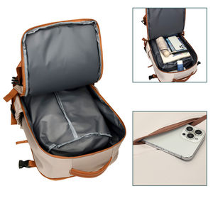 Soudelor-<span class=keywords><strong>Sac</strong></span> à <span class=keywords><strong>dos</strong></span> multifonctionnel pour <span class=keywords><strong>ordinateur</strong></span> <span class=keywords><strong>portable</strong></span> à double fermeture éclair de grande capacité 20-39L-Doublure physiologique en polyester Oxford étanche - Product Image 4