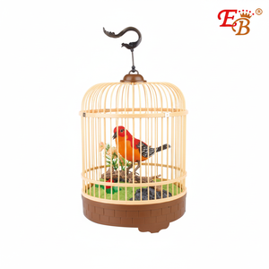 Jaula de Pájaros con Sonido Controlado por PC/CS, Simulación, Decoración para Bebés y Niños HL507B, 24/2/12 - Product Image 4