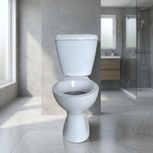 WC à chasse lente de style occidental à prix abordable, de haute qualité, en céramique, deux pièces, avec couvercle de siège - Product Image 3