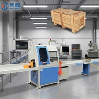 Scie de coupe transversale CNC automatique pour la production de structures en bois et usines de canapés - Machine de coupe de s