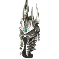 Nuevo Casco de Resina Ecológico de Warcraft, Arthas el Rey Lich, Modelo de Corona de Hielo de Dominio 1:1