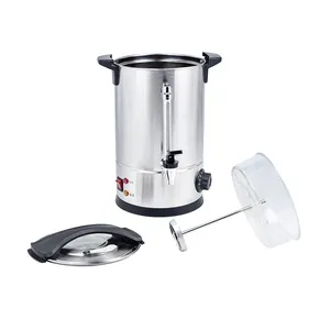 8-45 Liters Coffee percolator Coffee urn Water boiler for Commercial/Industrial Heavy Duty with filter