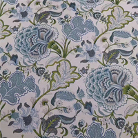 Tissus en peluche brossés teints en fil 100% polyester, imprimés floraux, velboa pour meubles