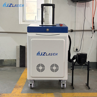 Hochpräzise 500W Gepulste Faserlaser-Reinigungsmaschine für Autoteile, Bau- und Graffiti-Reinigung