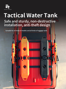 Tanque de Agua para <span class=keywords><strong>Camping</strong></span> PE 30L, Gran Capacidad, a Prueba de Fugas, Contenedor Todoterreno, Compatible con Camionetas 4x4, SUV, para Acampadas Fuera de Carretera - Product Image 2