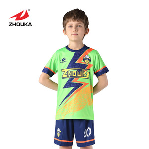 Comfortable wholesale football team uniform ミニカスタムサッカーユニフォーム clothing soccer jersey set child - Product Image 1