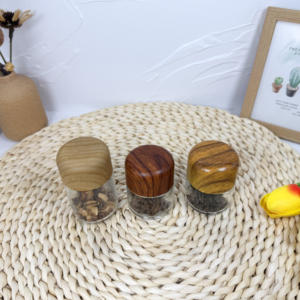 Pots en verre blanc mat résistant aux enfants avec couvercles CR Tailles 60ml-180ml pour emballage de fleurs sèches - Product Image 6