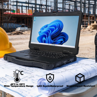 Nuevo Portátil Robusto de 14 Pulgadas, Negro, IP65 Resistente al Agua, Puertos Personalizados, Wi-Fi 6 para 5.2 RTX 4060, Windows 10