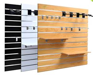 Bán buôn Chất lượng cao tấm Tường, 15mm rãnh kệ, siêu thị MDF tấm trang trí - Product Image 1