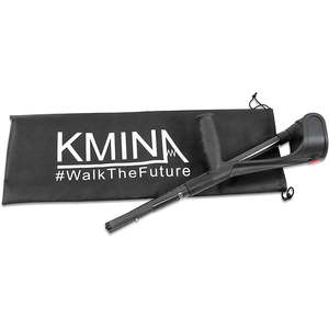 ไม้ค้ำยันแบบพับได้ คาร์บอนไฟเบอร์ (1 ชิ้น) สำหรับผู้ใหญ่ สีดำ รุ่น KMINA K10008 - Product Image 5