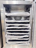 Congélateur rapide commercial 10 plateaux, capacité 250L, congélation profonde -45°C, conception à refroidissement par air, programme de réfrigération personnalisé, magnétique