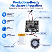 Module vocal IA embarqué PCBA avec WiFi, BLE, chargement Type-C, Q&A et OTA pour les usines d'électronique grand public