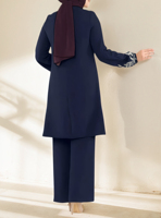 Ensembles d'Abayas Modestes du Moyen-Orient, Vêtements Islamiques avec Broderie Main Respirante, Abayas Arabes d'Été Noires