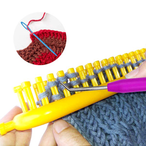 75703 Knifty Knitting Large Eye Coser Agujas de plástico Cómodas asas de goma Tejedora Artesanía Telar Gancho <span class=keywords><strong>Crochet</strong></span> Estilo <span class=keywords><strong>simple</strong></span> - Product Image 2