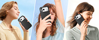 Funda Protectora Rígida JUNBO de Color Sólido con Triple Protección para iPhone 18 17 16 15 Pro Max, Resistente a Impactos
