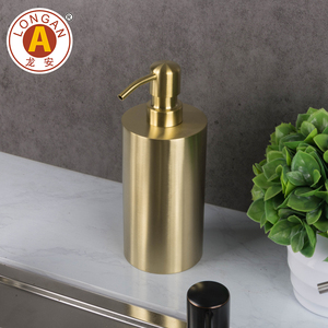 Dispenser <span class=keywords><strong>di</strong></span> Sapone Liquido in Acciaio Inox da 500ml, Design Moderno per Bagno Familiare, Hotel e Cucina - Product Image 3