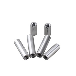 Usine M6 alliage d'aluminium insert rond filetage complet écrou à trou traversant filetage interne <span class=keywords><strong>goupille</strong></span> <span class=keywords><strong>cylindrique</strong></span> 45x24 - Product Image 2