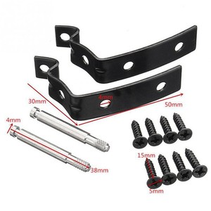 Bisagra de Repuesto para Guantera de Audi A4 S4 RS4 B6 B7, 8E2857131, Acero Negro, Pieza de Repuesto para Caja de Almacenamiento Central - Product Image 4