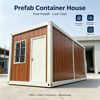 Maison conteneur moderne, économique, détachable, écologique, légère, à installation rapide, préfabriquée et portable pour bureau ou dortoir