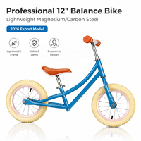 Bicicleta de Equilibrio para Niños Modelo 2026, Asiento Ajustable, Ligera, Scooter de Aprendizaje sin Pedales para Niños de 2 a 5 Años