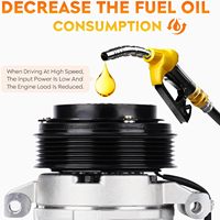 NOUVEAU Compresseur de climatisation avec embrayage AC pour Buick Enclave 3.6L, Chevy Traverse 3.6, GMC Acadia, Saturn Outlook