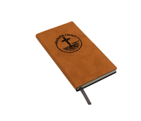 Carnet vierge en cuir PU format A6, gravure laser, portable, logo personnalisé, DIY