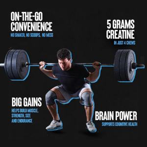 Creatina Monohidrato de Alta Potencia, 120 Tabletas, Favorece el Crecimiento Muscular, Suplemento de Creatina Monohidrato - Product Image 2