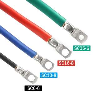 Terminales de Anillo para Ingeniería Química, Calibre 14, Cobre Puro, Tipo de Crimpado SC, Termocontraíbles, 240 Piezas - Product Image 2