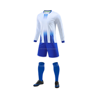 Camiseta de Fútbol Unisex Personalizada con Estampado Digital, Cuello Redondo, Manga Larga, Alta Calidad, Secado Rápido, Elástica en 4 Direcciones, 100% Poliéster, Servicio OEM