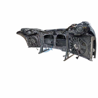 Rakitan Bumper depan, Kit bodi berkualitas tinggi untuk Tesla Model S dengan kisi, kipas Radiator, dan lampu depan