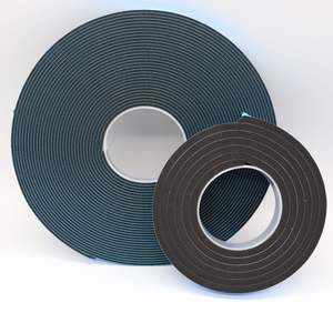 Ruban de <span class=keywords><strong>vitrage</strong></span> en mousse PVC noire à <span class=keywords><strong>film</strong></span> bleu double face à <span class=keywords><strong>isolation</strong></span> <span class=keywords><strong>thermique</strong></span> haute densité de bonne qualité pour l'étanchéité des murs rideaux en verre - Product Image 5