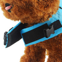 Maillot de bain pour chien avec aileron de requin, gilet de sauvetage pour animaux de compagnie, veste flottante avec poignée de flottabilité et de sauvetage, costume de bain pour chien de taille moyenne et grande