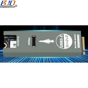 20 Гбит/с USB 3,2 Type-E (фронтальный Type-C) разъем к NGFF M.2 PCI-E NVME M-ключ интерфейсный адаптер ASM3242 с алюминиевым корпусом - Product Image 4