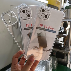 เคสโทรศัพท์แบบพกพาใหม่สำหรับ iPhone14 <span class=keywords><strong>15</strong></span> 16 17 เคสโทรศัพท์แบบใสกันกระแทกเรียบง่ายอเนกประสงค์ทันสมัย - Product Image 3