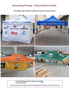 Carpa Plegable <span class=keywords><strong>de</strong></span> 4 Lados Hikeon 3x3m, Protección UV UPF50+, Impermeable, Tela Oxford Plateada 420D, para Todas las Estaciones, para Acampar al Aire Libre - Product Image 3