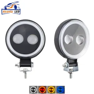 Alcantaled Motorfiets Mistlichtstraal Led Jet-Type Spotlight Met Diafragma 12V 24V Mistlicht Mini Rijverlichting Voor Motor