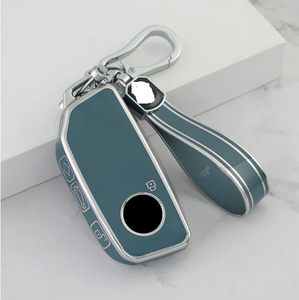Funda Protectora para <span class=keywords><strong>Llave</strong></span> de Auto YHC Premium de TPU Suave Estilo Ejecutivo con 4 Botones para <span class=keywords><strong>BMW</strong></span> <span class=keywords><strong>Serie</strong></span> 740i/760i/X1/X5/X6/X7/XM/IX/IX3/I5/I7 - Product Image 5
