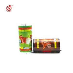 Food Grade Plastic Bopp Film Roll Met Aangepaste Logo Afdrukken Verpakking Voor Ijs Ijslolly Bevroren Verpakking