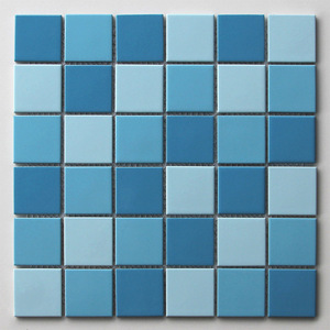 <span class=keywords><strong>KASARO</strong></span> precio de coste de fábrica autoadhesivo decoración de pared del inodoro azul Hotel piscina Zellige azulejos brillantes mosaico de cristal - Product Image 4