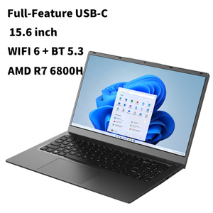 Proveedores verificados al por mayor original NUC 15,6 pulgadas IPS DDR5 64GB 2TB Notebook WIFI 6 BT 5,3 <span class=keywords><strong>AMD</strong></span> R7 <span class=keywords><strong>6800H</strong></span> Windows 11 RJ45 <span class=keywords><strong>Laptop</strong></span> - Product Image 1
