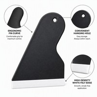 Outil d'installation de protection d'écran en hydrogel avec carte raclette à logo personnalisé pour application de film de téléphone portable et nettoyage d'écran Guangdong