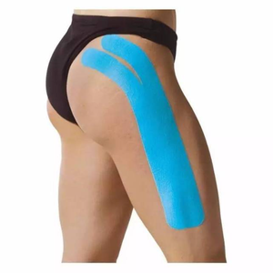 Bande de kinésiologie sportive en nylon extensible 4 directions pour soulagement de la douleur, Kinesiologico KT Tape 5cm*5m, Booby Tape - Product Image 5