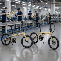 Vélo pliant de banlieue AVIUS Sand 20 pouces 7 vitesses, cadre en acier à haute teneur en carbone - Frein à disque double, pliage en un clic