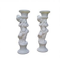 Socle Colonne Romaine en PVC Style Européen SPR en Gros, Présentoir à Fleurs pour Mariage et Décoration d'Événements/Fêtes