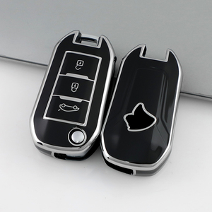 เคสกุญแจรถยนต์ TPU พรีเมียมแบบนิ่ม สำหรับ <span class=keywords><strong>Peugeot</strong></span> Citroen Pegaso IKCO พร้อมพวงกุญแจและอุปกรณ์เสริม - Product Image 1