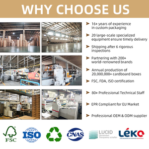 Sacs cadeaux haut de gamme en papier cartonné couché 280g, sacs de courses sur mesure avec poignées torsadées pour emballage cadeau de festival - Product Image 2