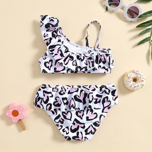 Maillot de bain tankini sexy à manches longues pour femmes, imprimé léopard et à carreaux, nouvelle collection 2024, ensemble bikini 2 pièces push-up - Product Image 2